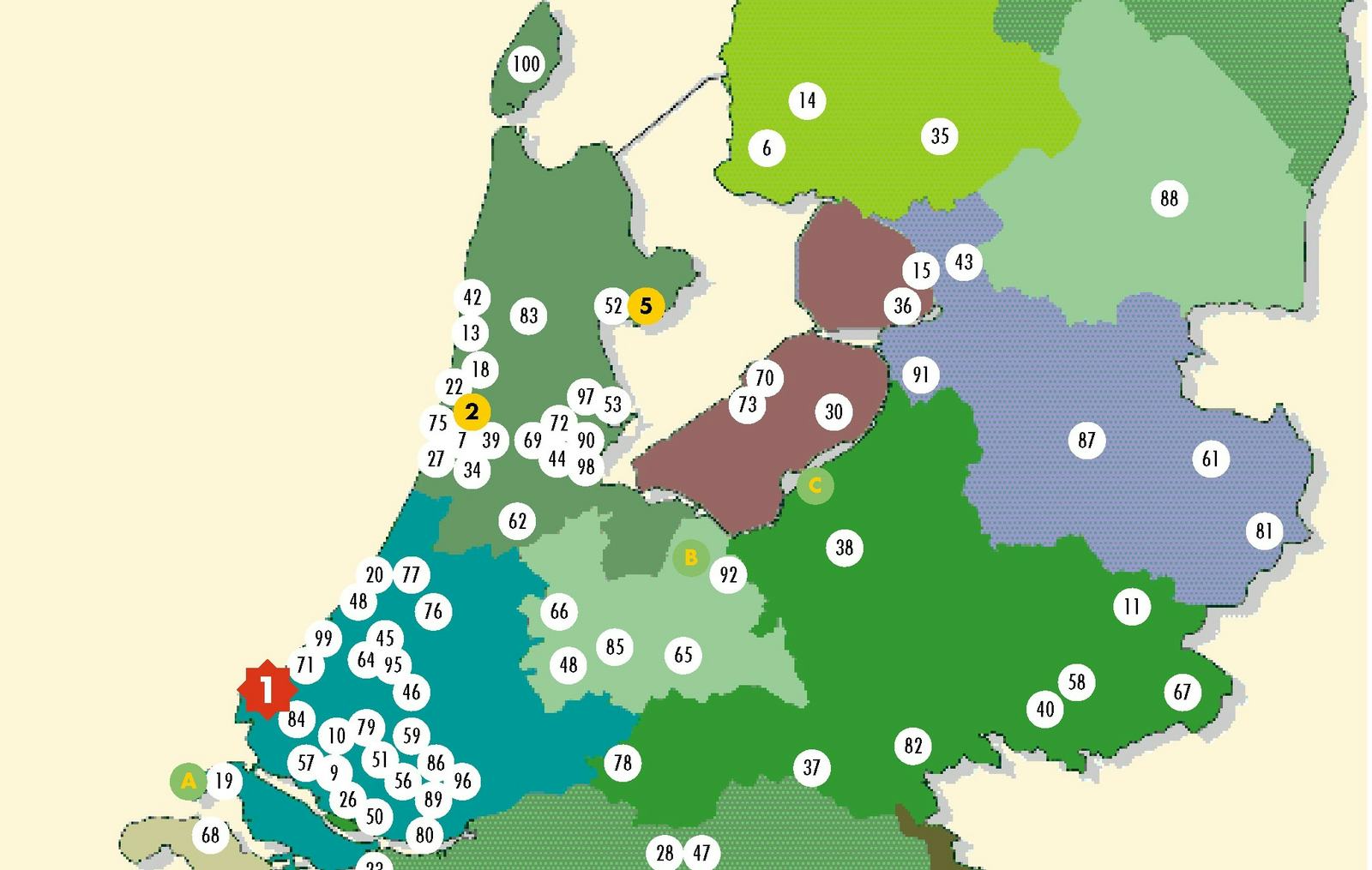 Het beste terras per provincie Terras Top 100 2014