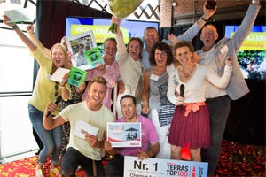 Restaurant Wollebrand uit Honselersdijk, winnaars Terras Top 100 2014.
