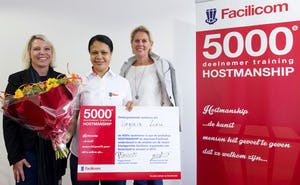 5000ste certificaat hostmanship voor Facilicom