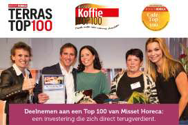 Inschrijven Terras, Café, Koffie en Cafetaria Top 100 op de Horecava