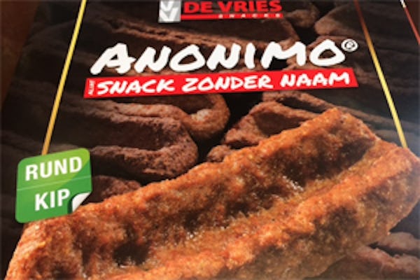 Snack Zonder Naam na 15.333 inzendingen nu Anonimo