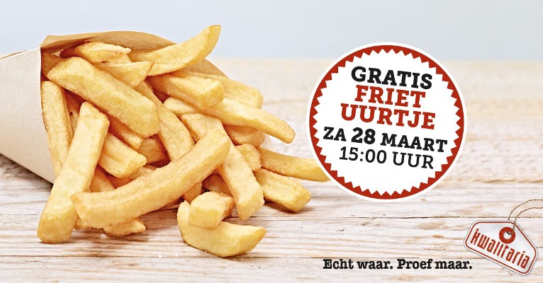 Kwalitaria heeft weer 'uurtje gratis friet