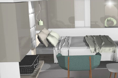 Van der Valk: ontwerp glazen hotelkamer