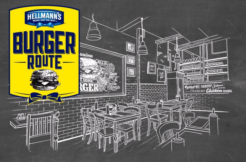 Mayonaisemerk lanceert burgerroute bij 50 restaurants