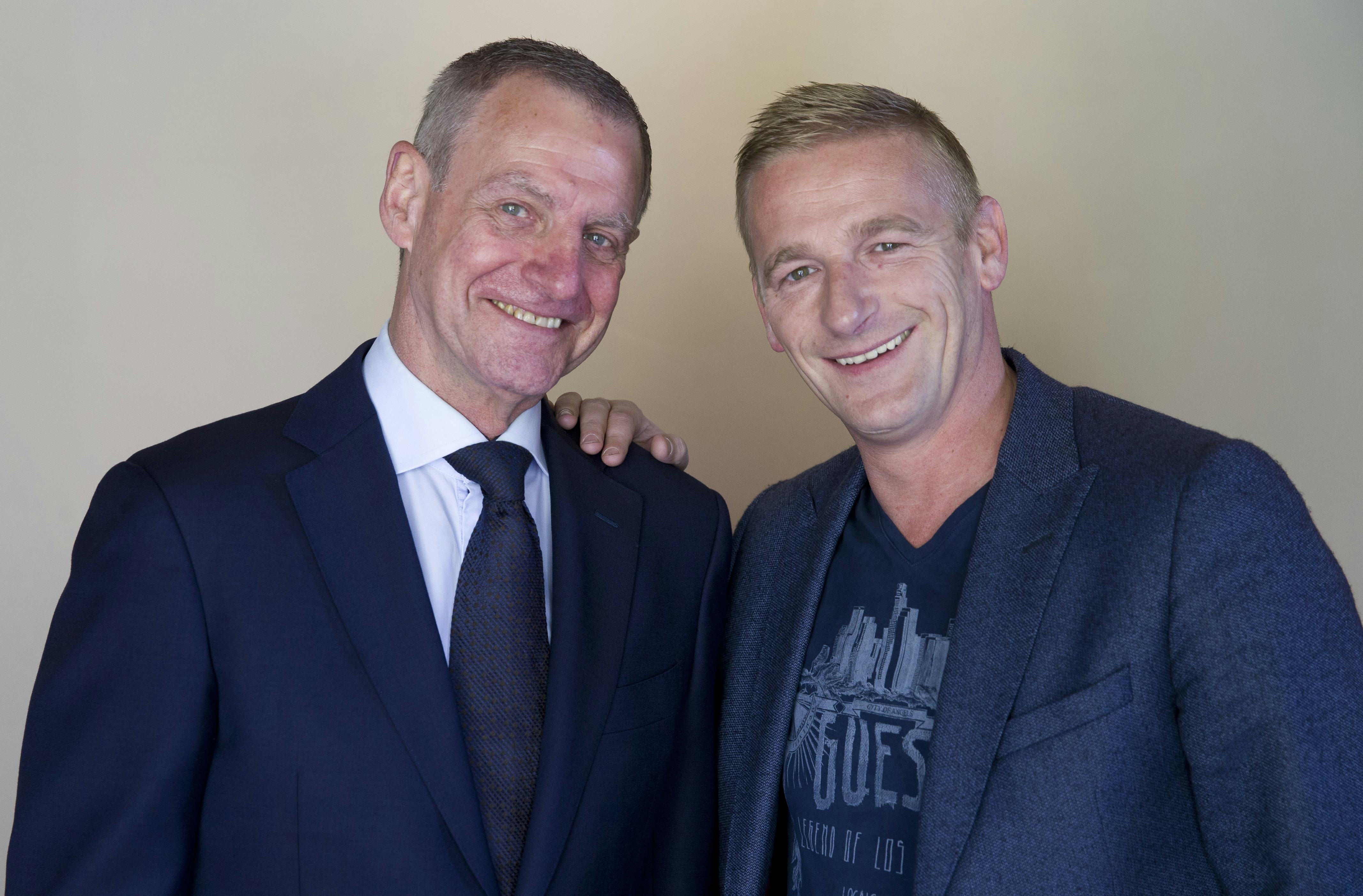 Ed Jongen en Stefan van Sprang (r)