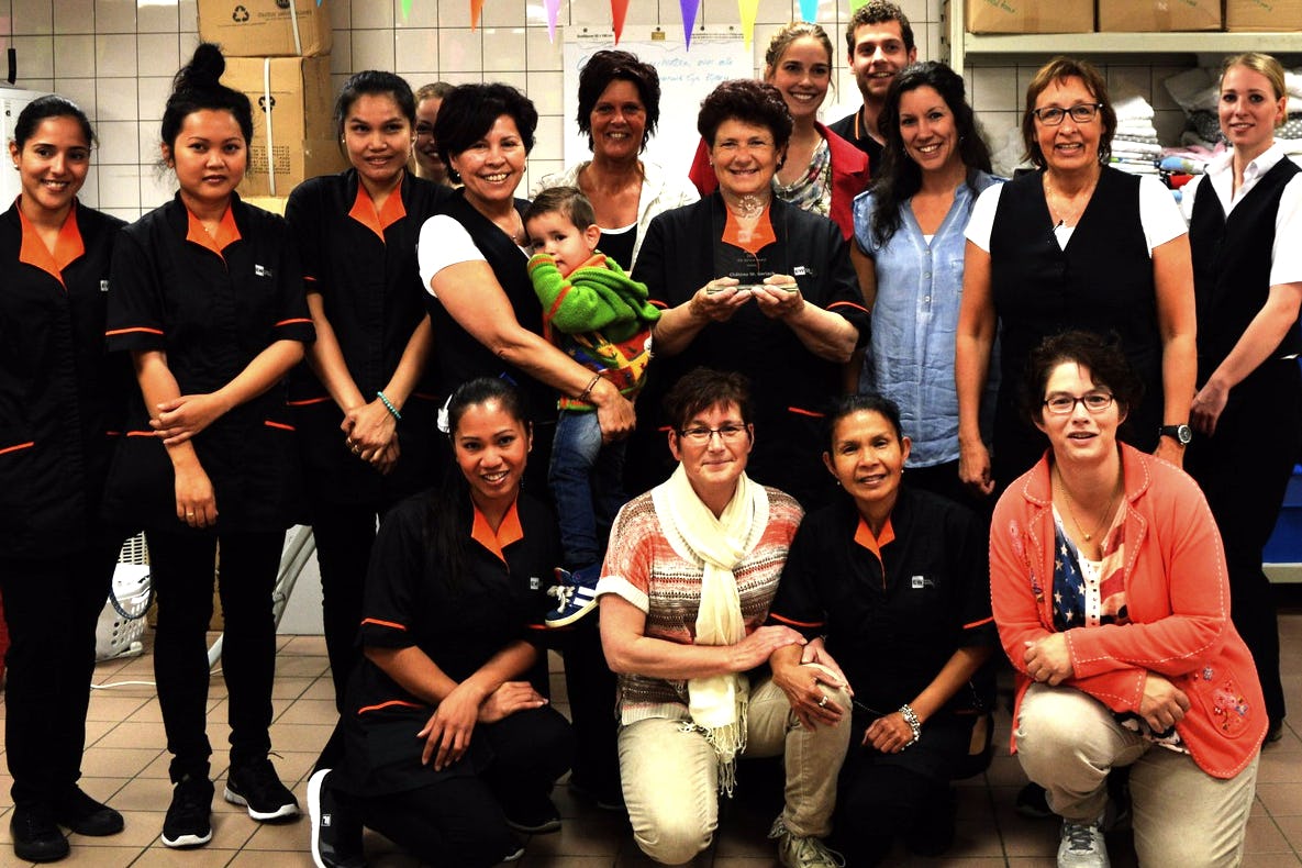 Facilitair team Chateau St. Gerlach wint EW Service Award