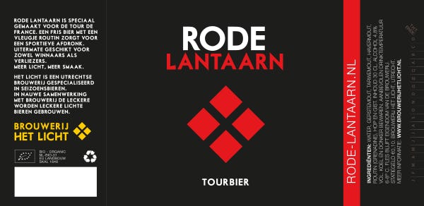 Utrechtse bierbrouwer lanceert tourbier De Rode Lantaarn