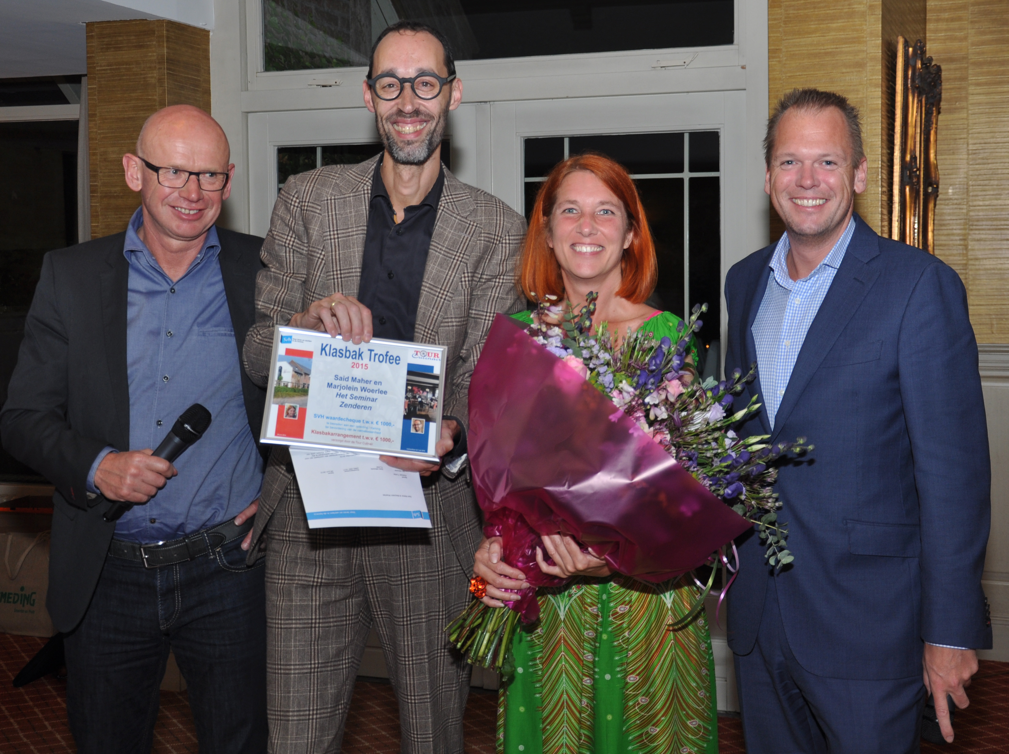Said Maher en Marjolein Woerlee ontvangen Klasbak Trofee