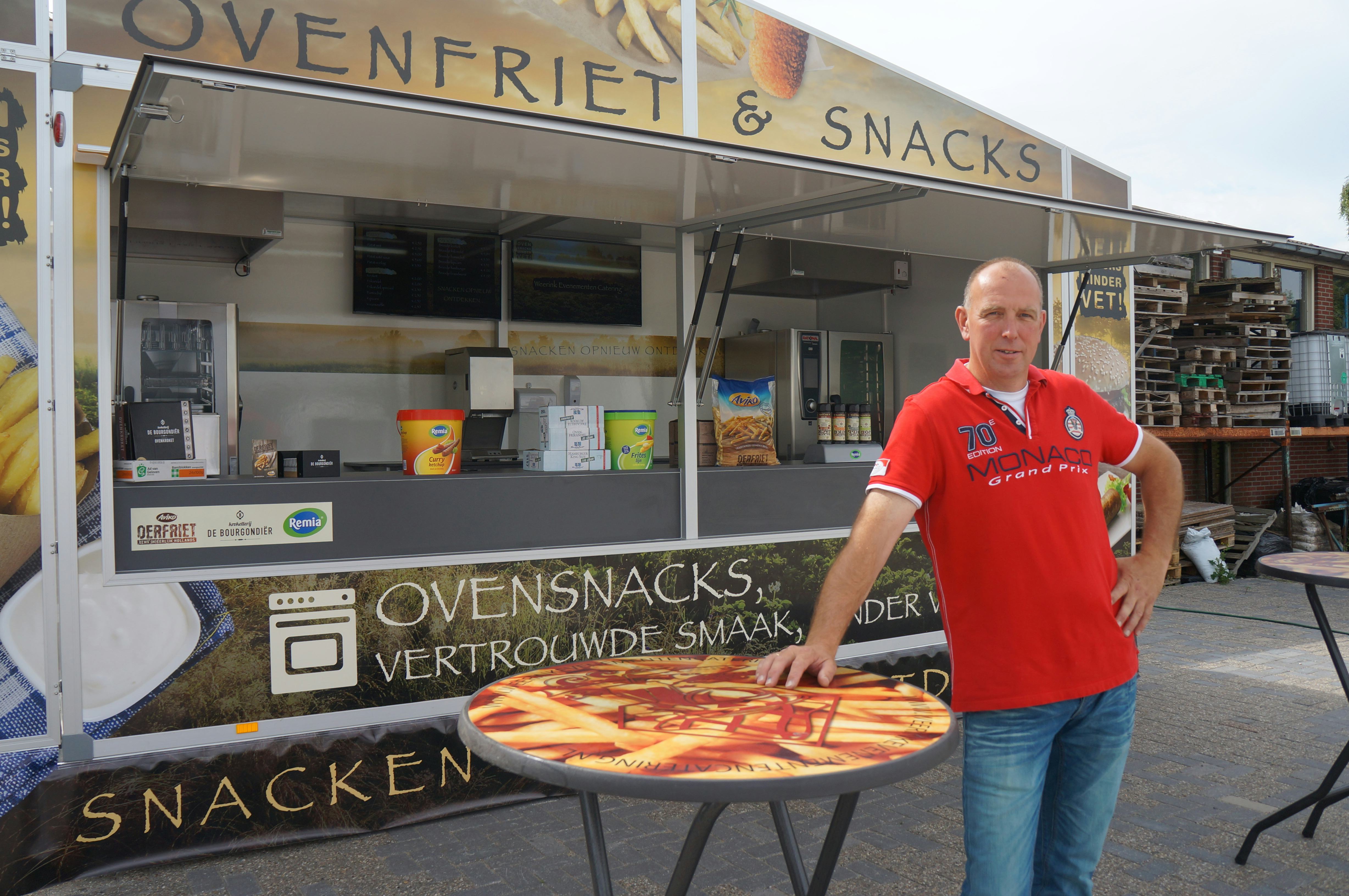 Snackwagen voor ovensnacks