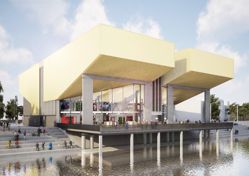 Nieuwe bios Dordrecht krijgt terras over water