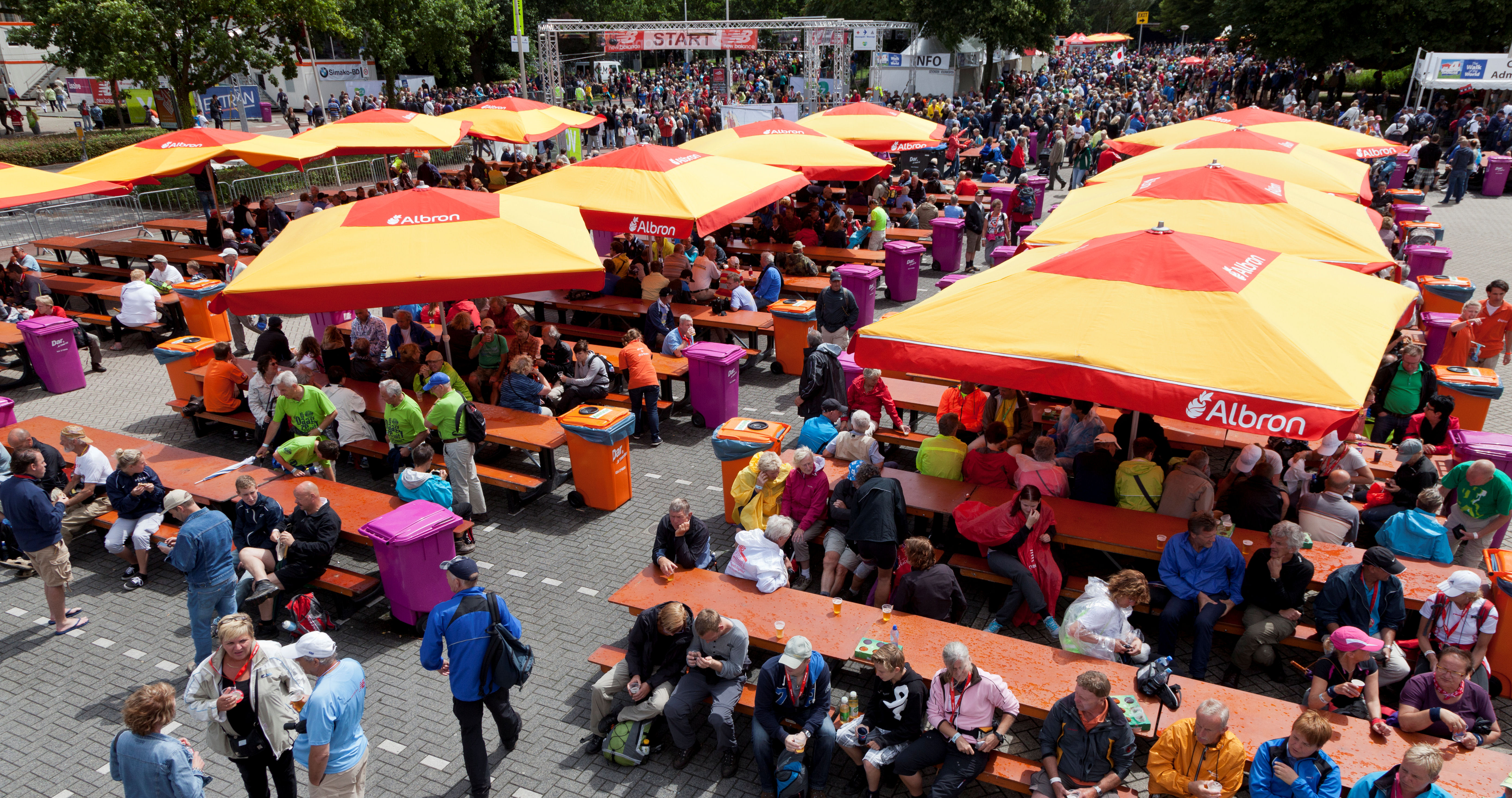 Friet en bier gewild bij wandelaars