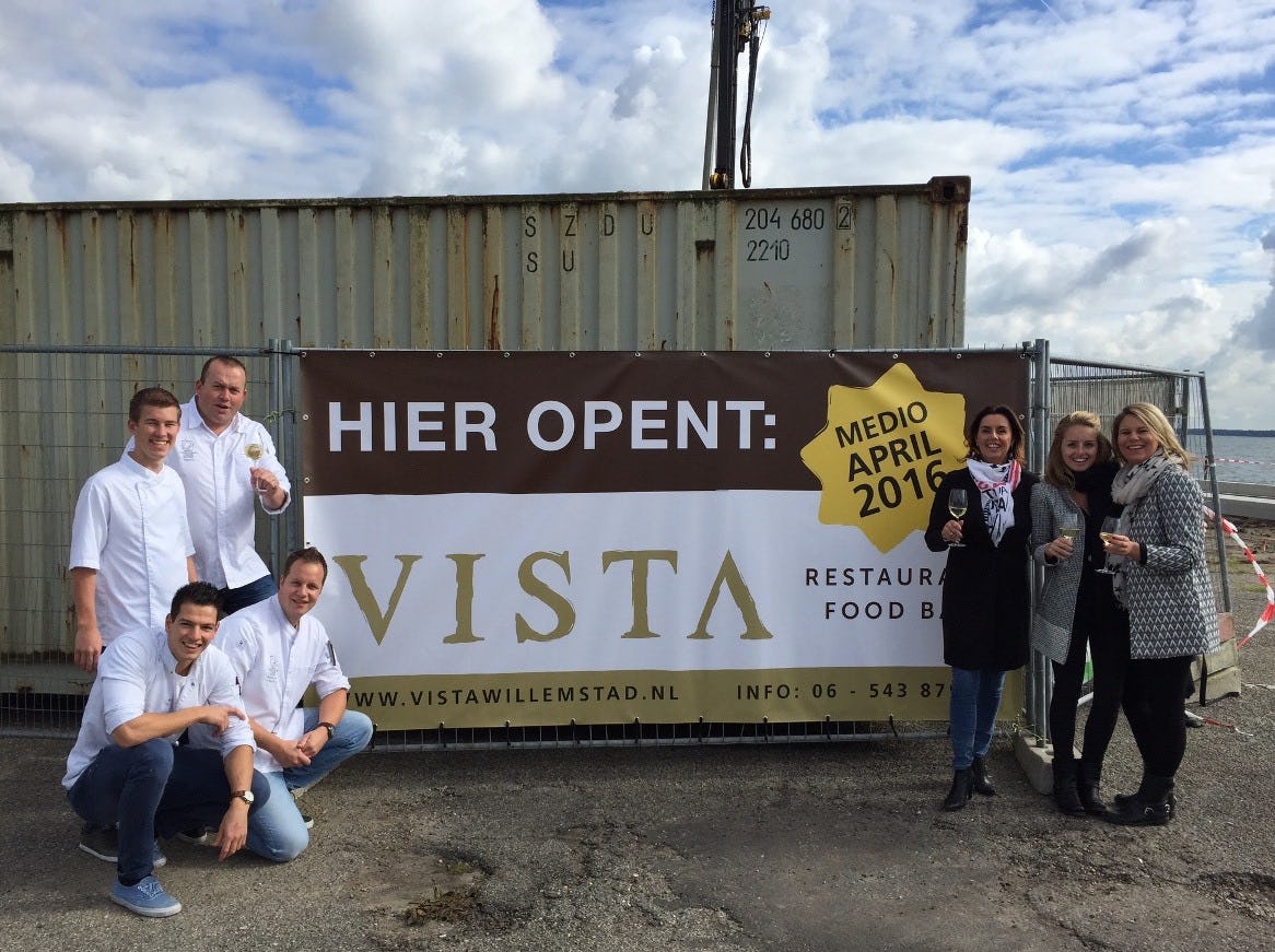 Horecapaar van 't Raadhuis slaat eerste paal voor Vista restaurant & food bar