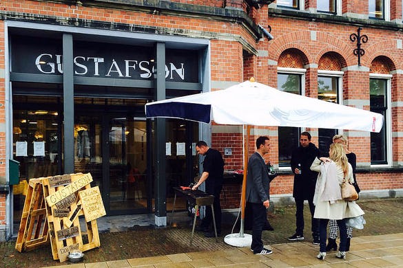 Pop-up concept Gustafson van start