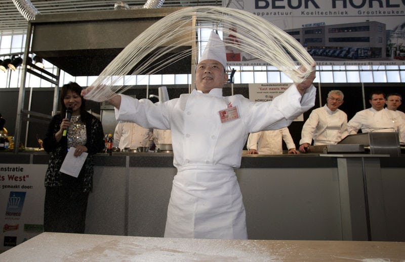 Den Blijker, Jaspers en Blaauw koken met Chinese topkoks op Horecava