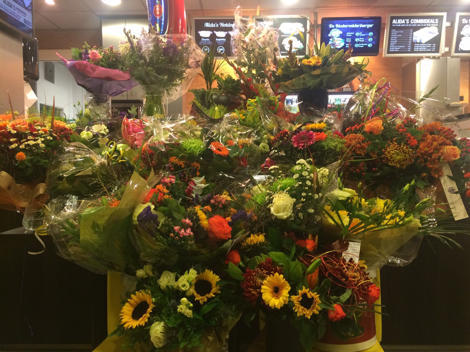 'Smulpaleis tijdelijk bloemenwinkel'