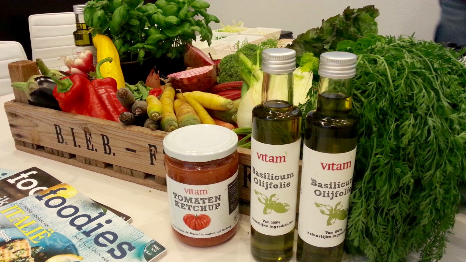 Vitam ketchup bevat 70% minder suiker