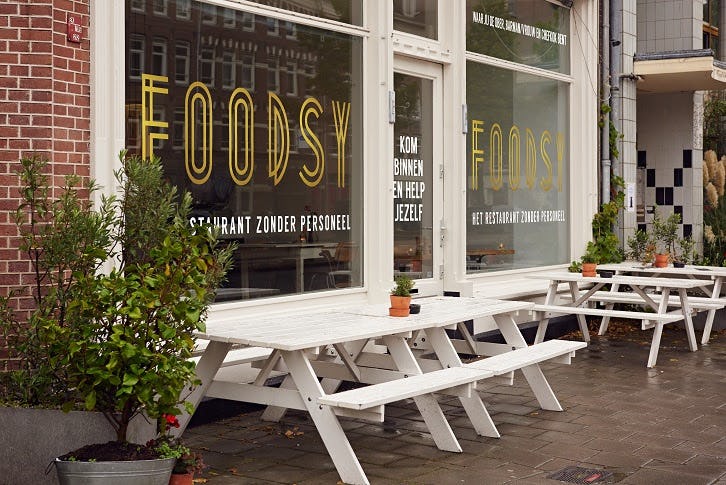 Eerste restaurant zonder personeel in Amsterdam