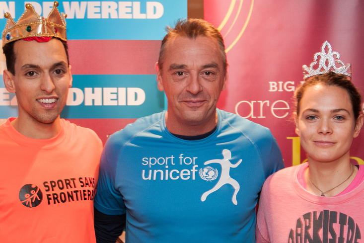 Traprenners Sheraton halen geld op voor Unicef