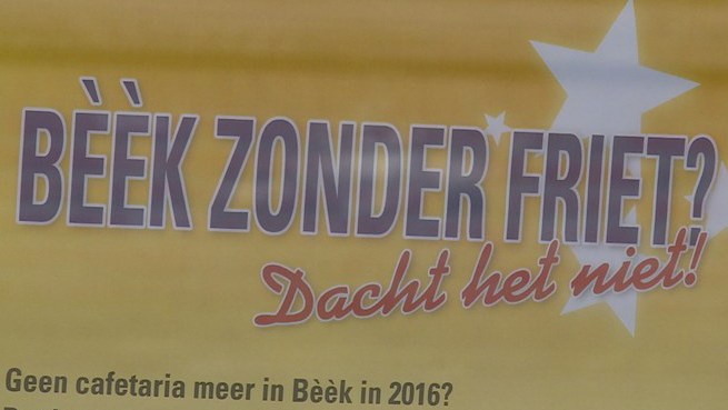 'Beek zonder friet, dacht het niet'