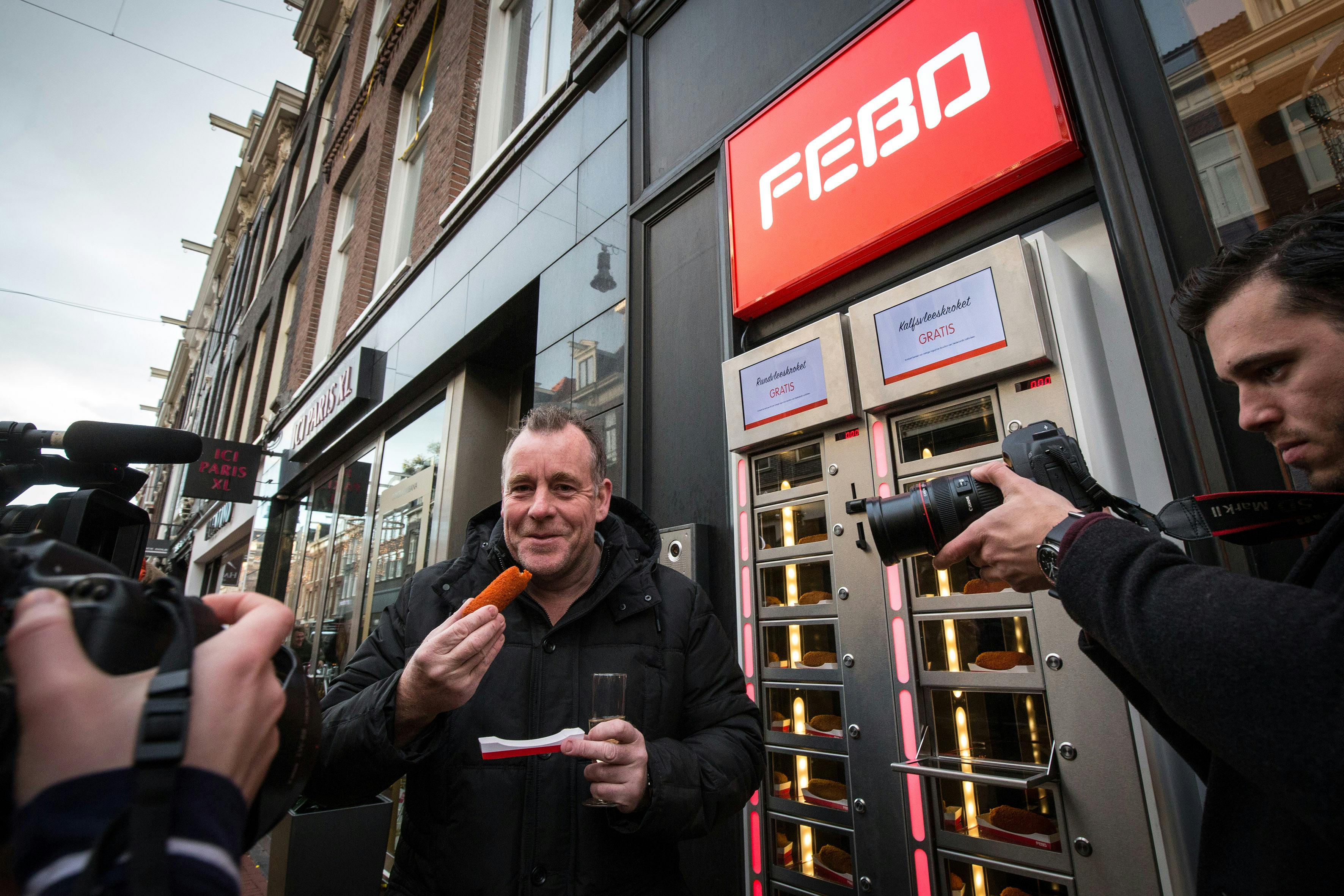 Febo start pop up store in PC Hooftstraat