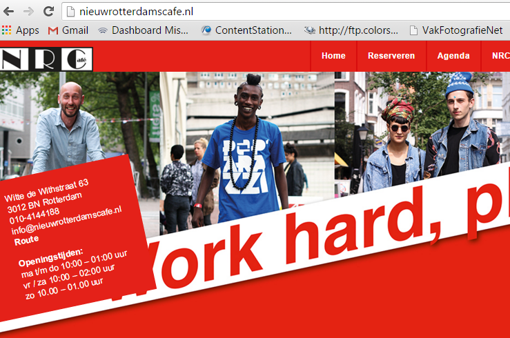 Gouden Apenstaart Café Top 100 2016 voor NRCafé Rotterdam