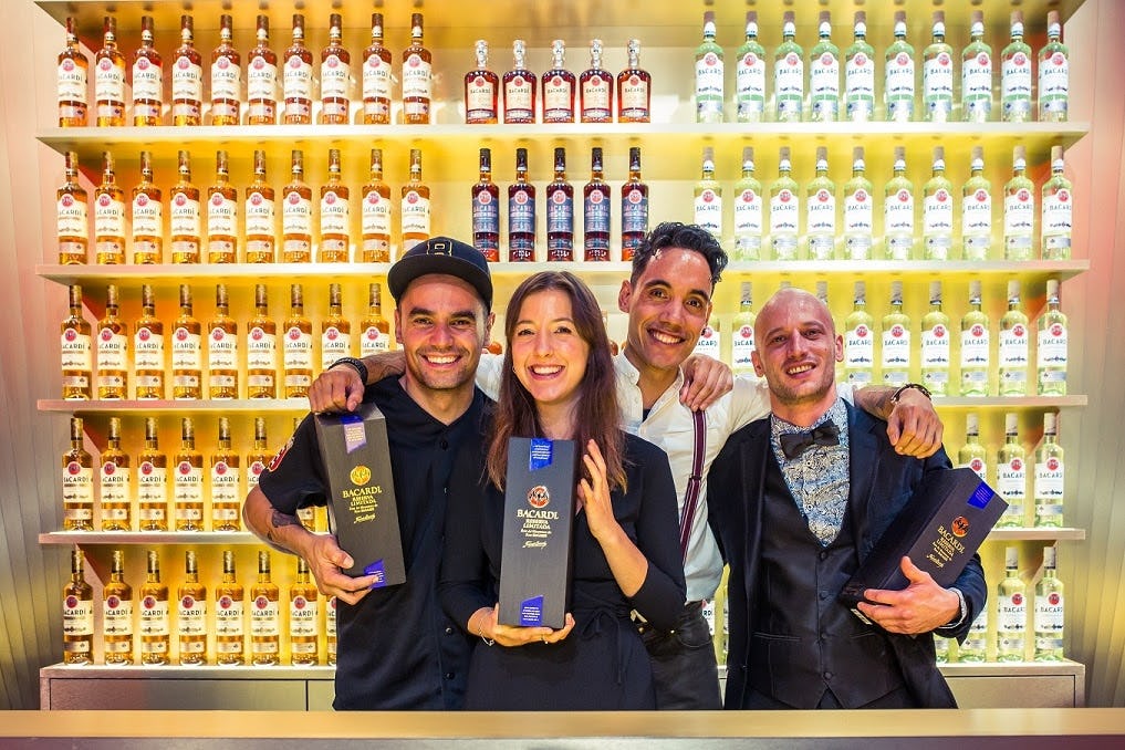 Vier finalisten door in Bacardi Legacy Cocktail Competition
