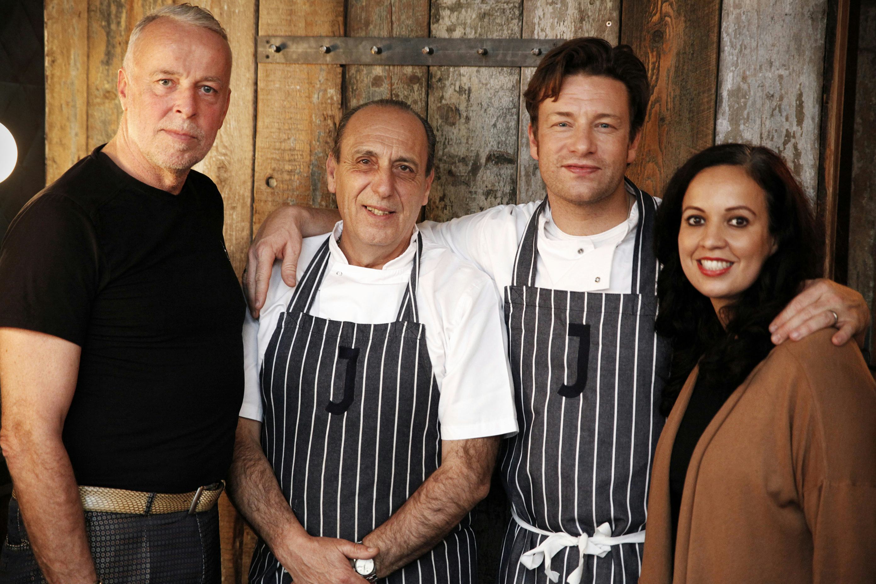 Jamie Oliver, Gennaro en eigenaren Willem Tieleman & Souad el Hamdaoui.