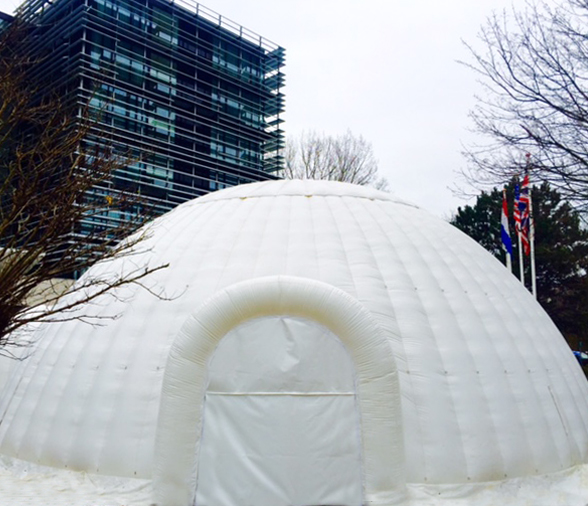 Brasserie Brut opent ice dome voor frozen cocktails