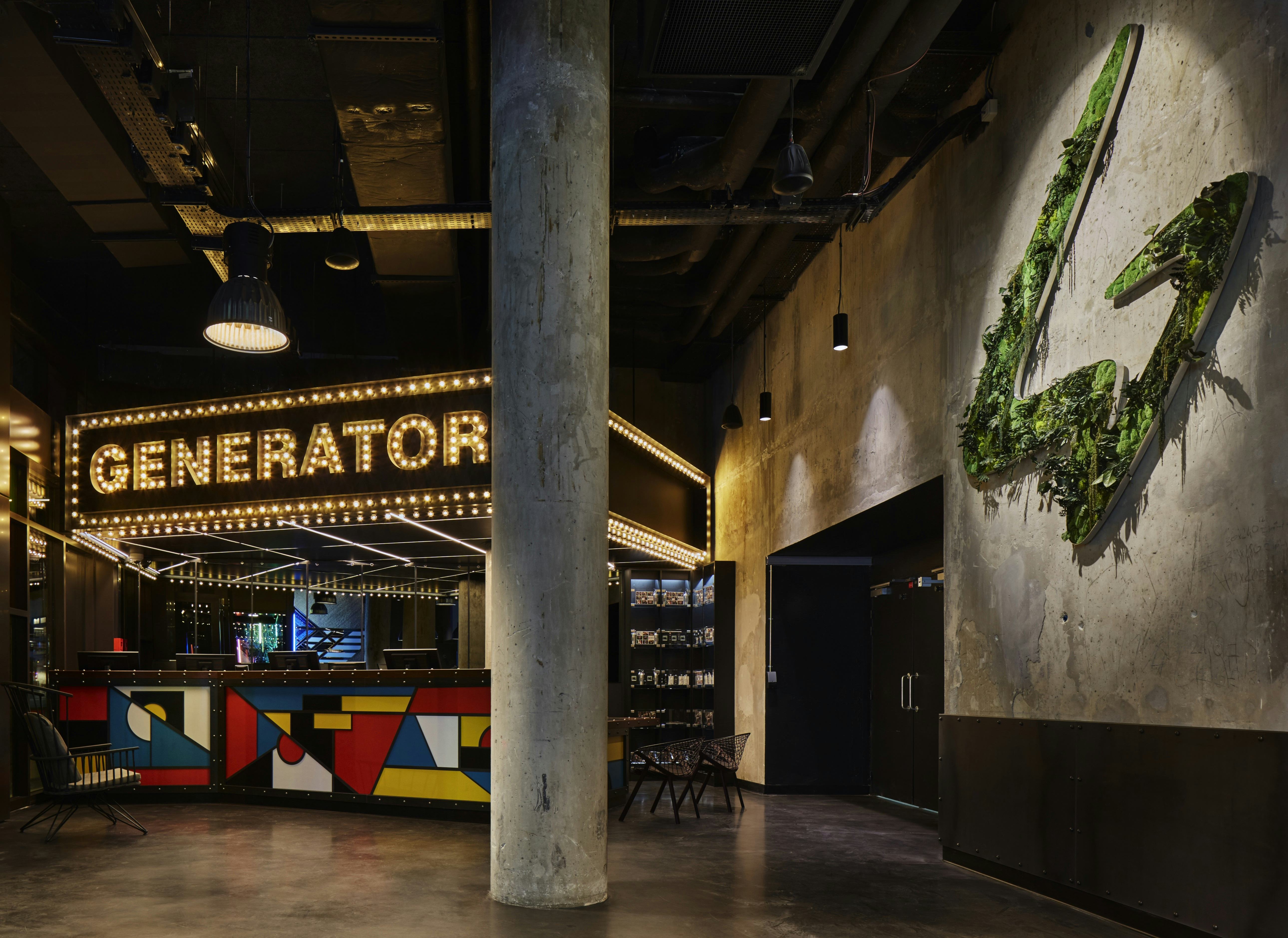 Designhostel Generator naar Amsterdam