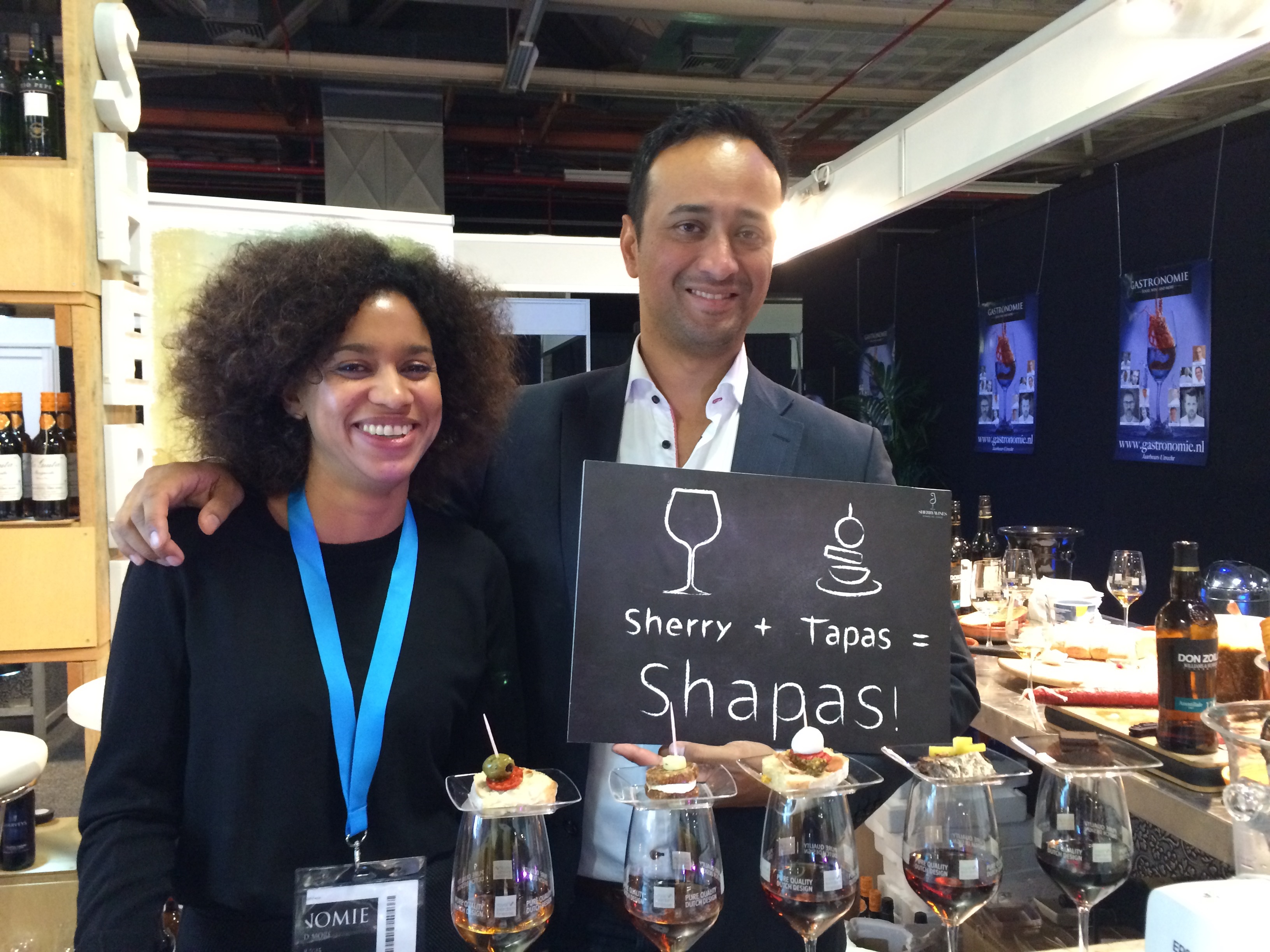Sherry met tapas: Shapas