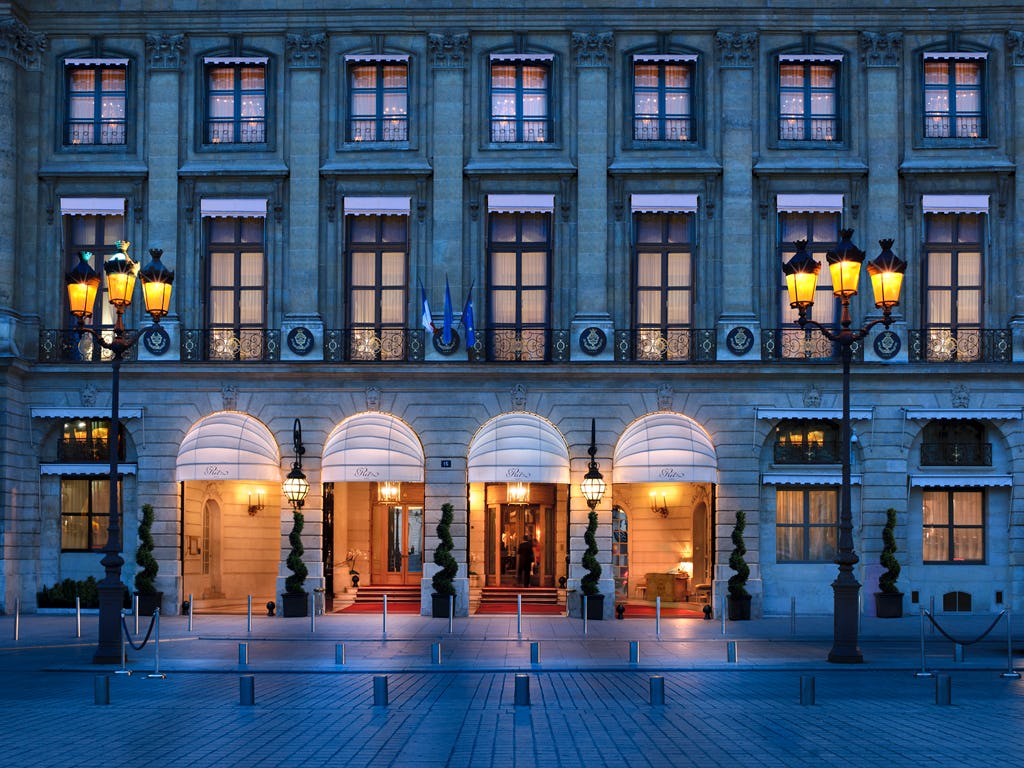 Grote brand in hotel Ritz Parijs