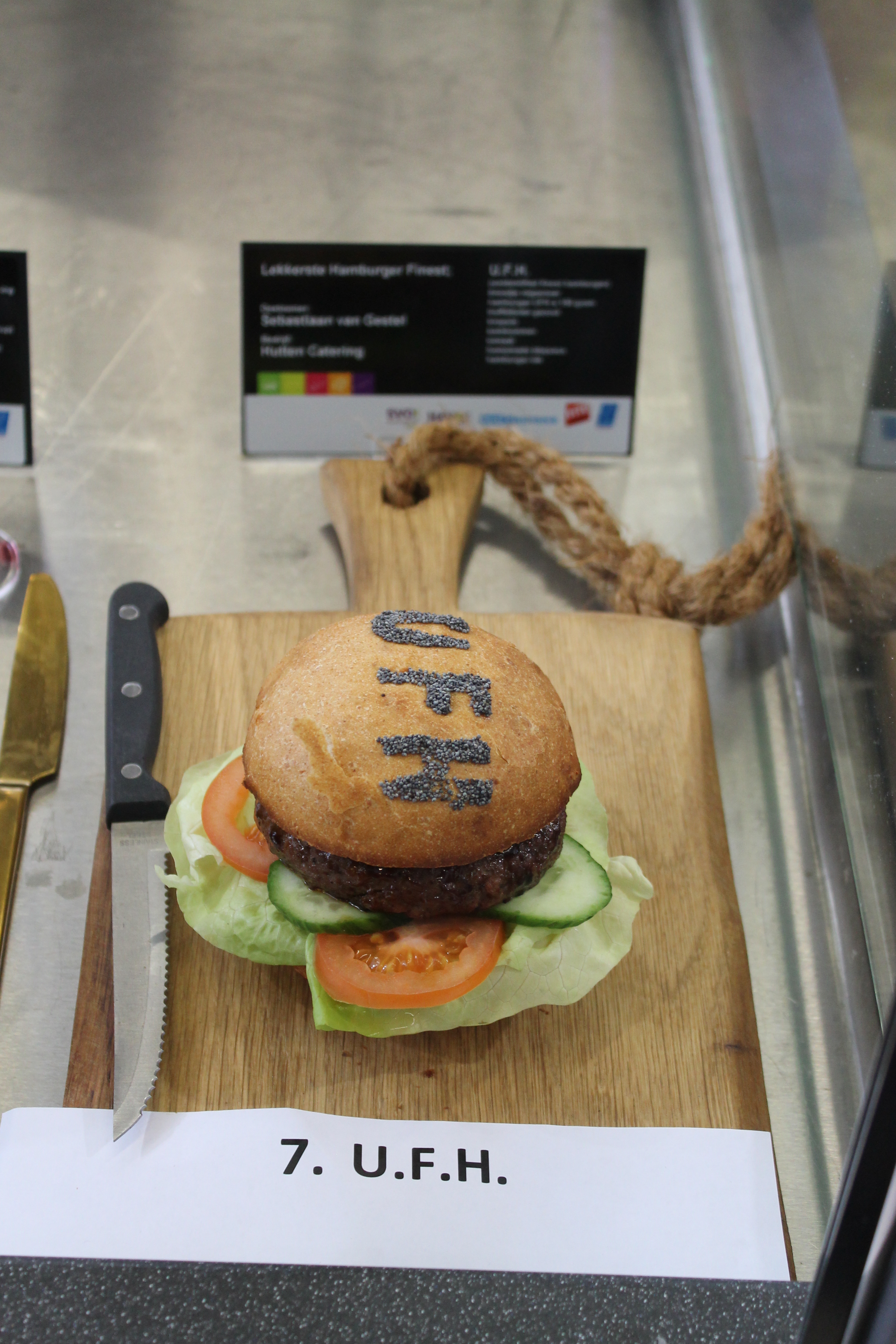 U.F.H, gemaakt door Sebastiaan van Gestel van Hutten Catering.