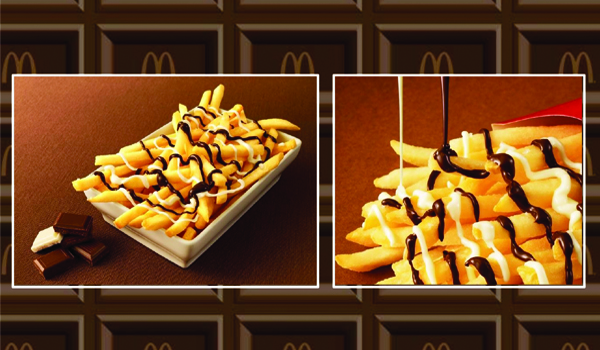 McDonald's Japan: frietje chocoladesaus