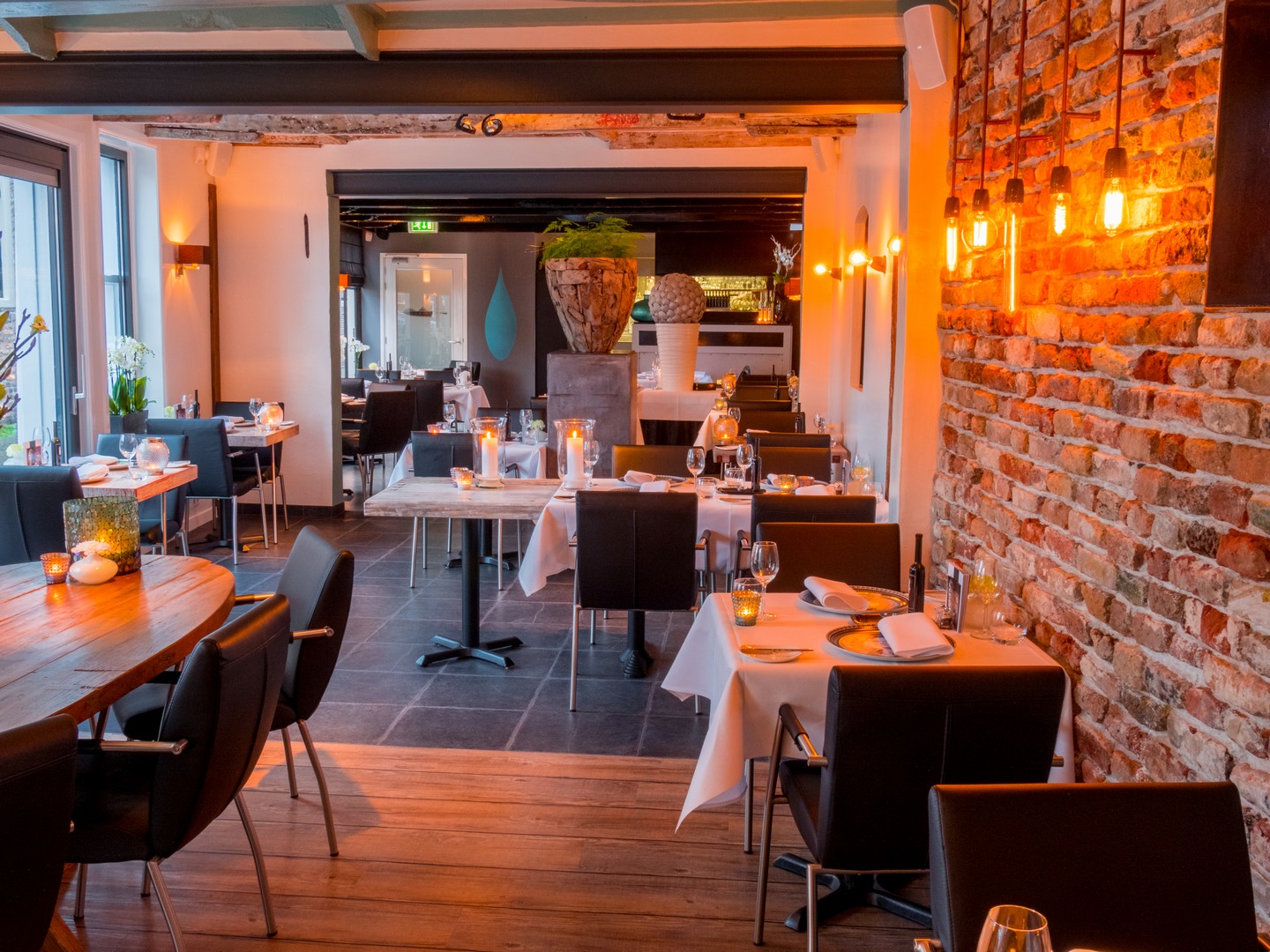 Foto's: vernieuwd en uitgebreid Restaurant Scherp Middelburg