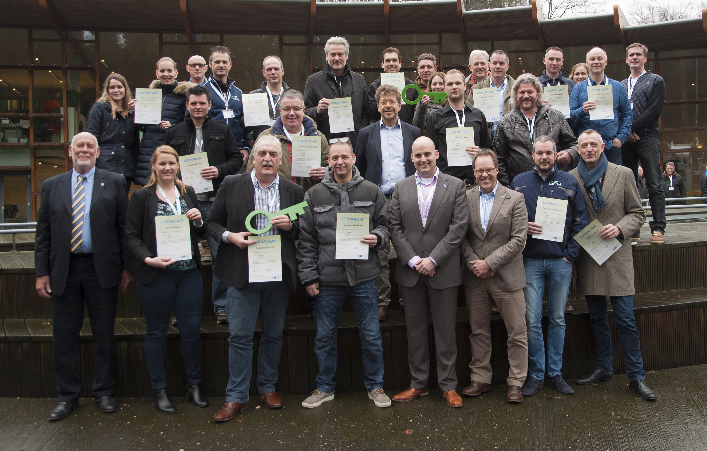 Landal wil eind 2016 Green Key voor alle 76 parken