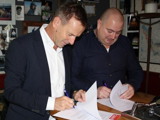 Jack Hesta (B&E Catering en Events) & Pieter van Opheusden (Koninklijk Theater Carré)