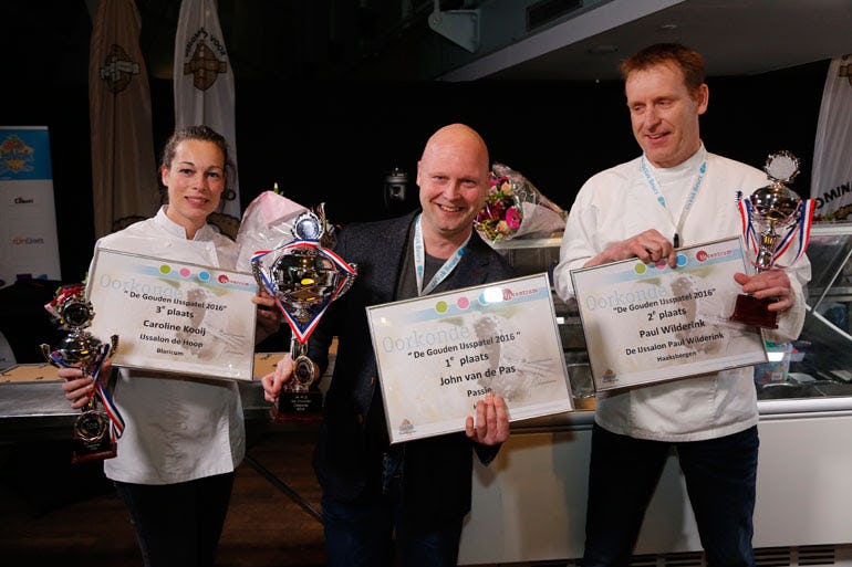 Gouden IJsspatel voor Van de Pas