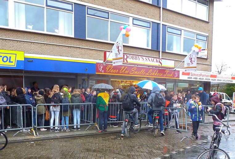 Dranghekken bij Robby's Snacks Raalte