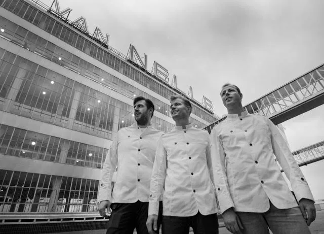 Menno Vreeburg, Arne Ramak en Maarten Hogeveen van We Design Food.