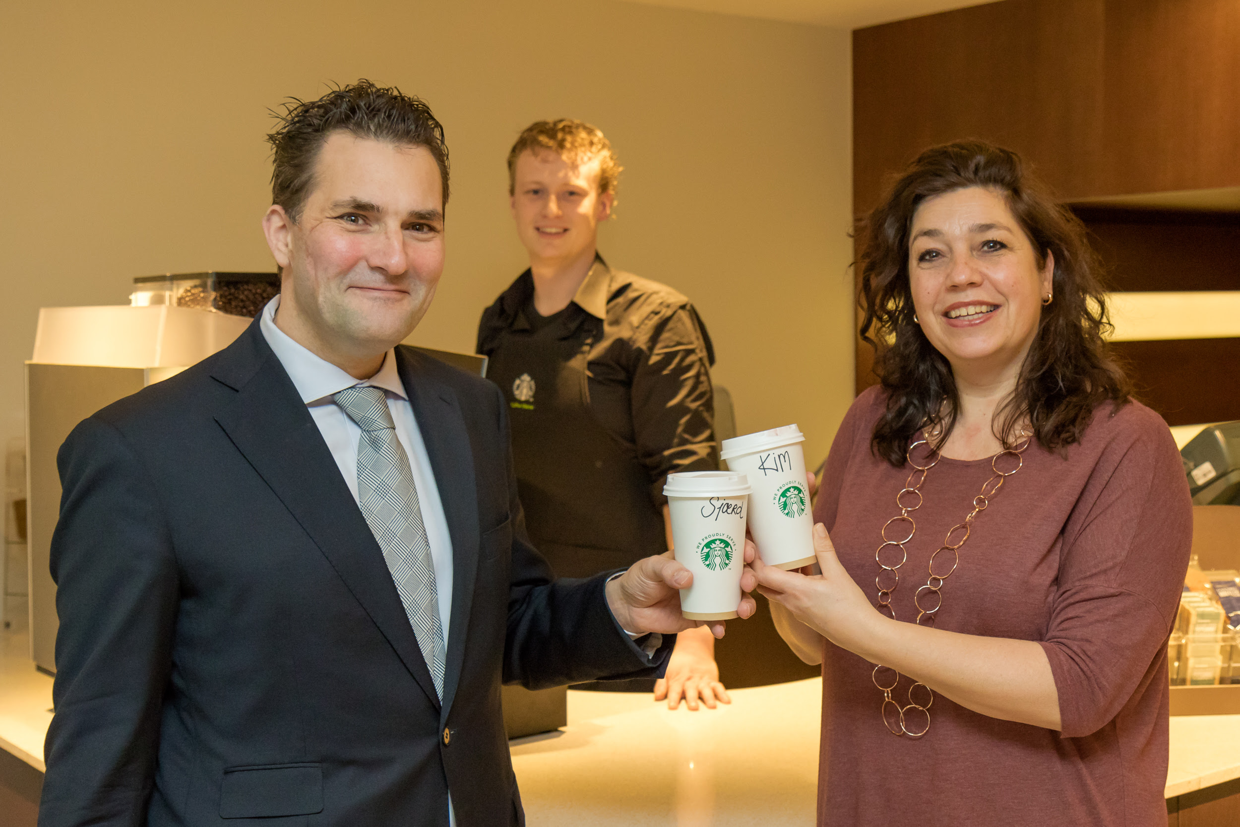 Starbucks koffiecorner voor Hilton The Hague