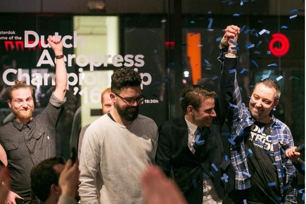 Edward Beumer Nederlands kampioen aeropress