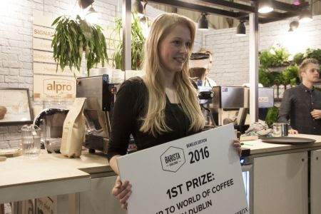 Anneke Peters beste in Barista Challenge
