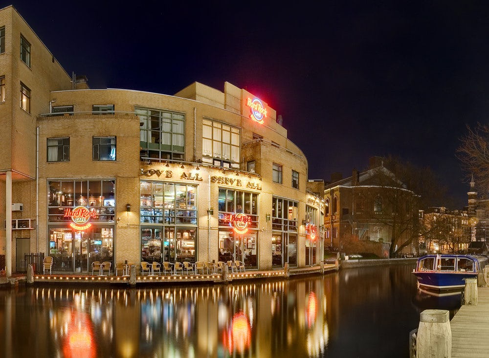 Hard Rock Cafe Amsterdam beste ter wereld