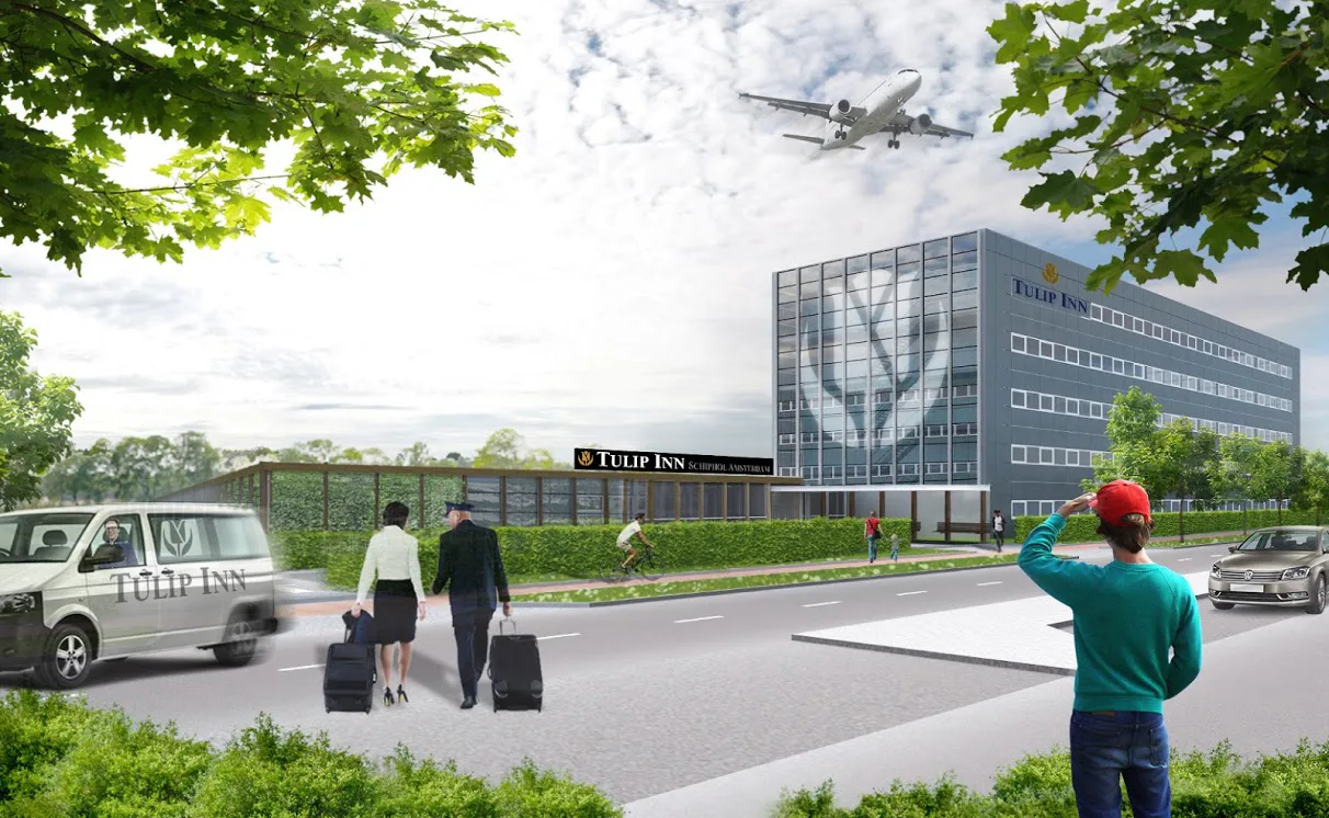 Nieuw Tulip Inn hotel op Schiphol