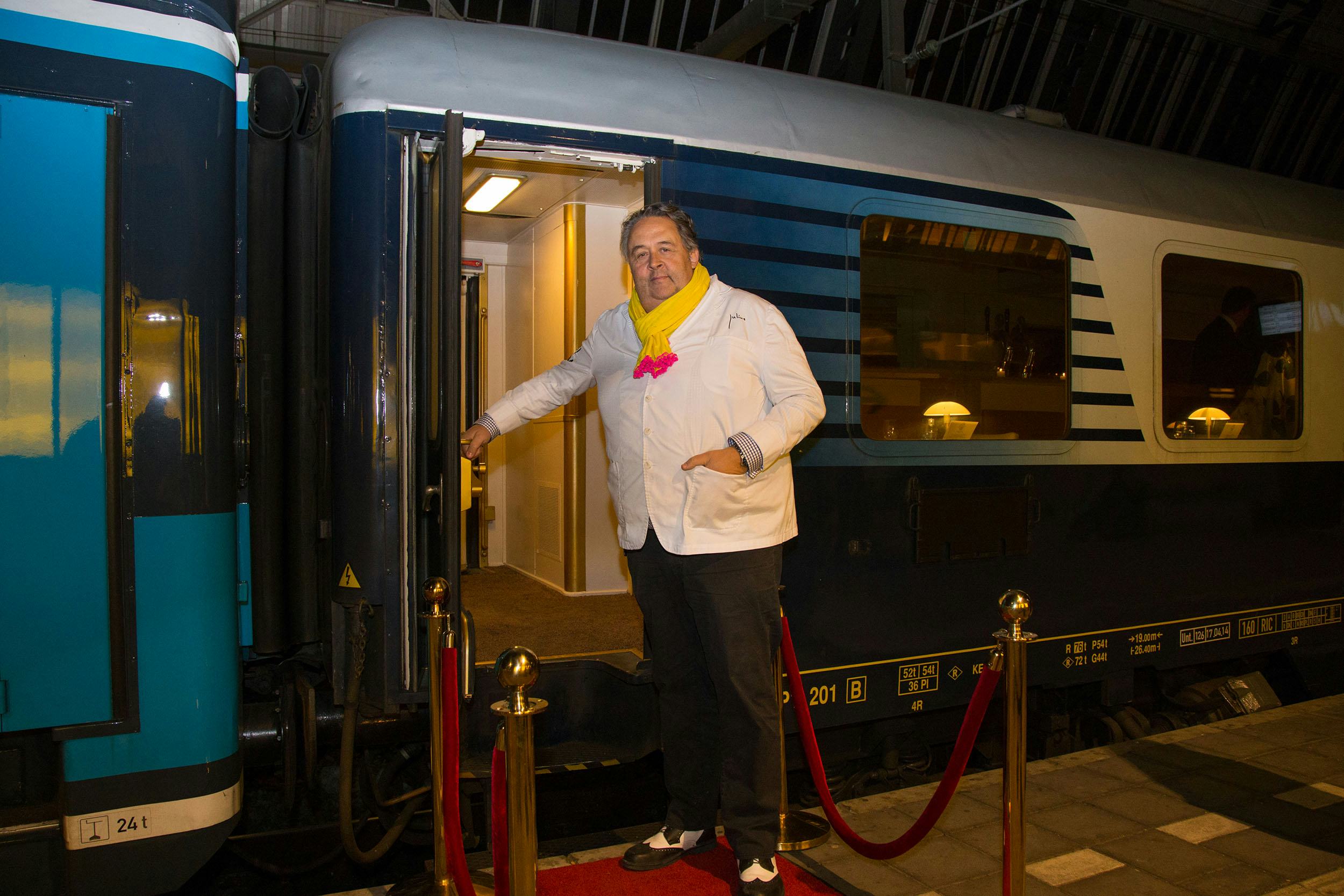 Julius Jaspers nieuwe chef rijdend Rail Restaurant