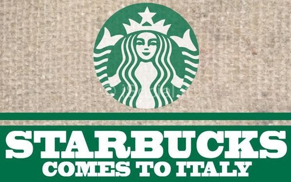 Starbucks opent in 2017 in Italië