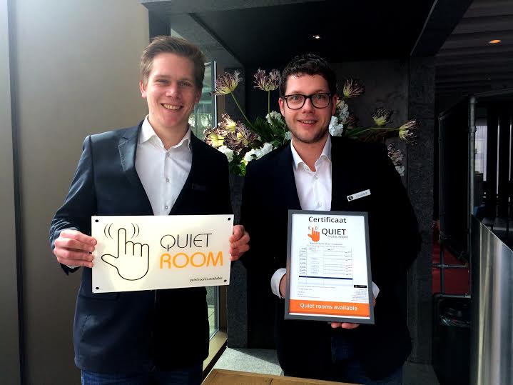Quiet Room label voor alle hotelkamers Ramada Apollo Amsterdam