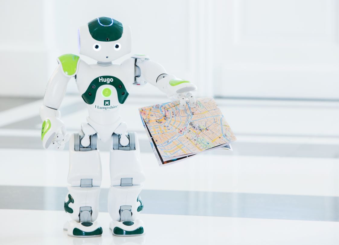 Robot in dienst bij Hampshire