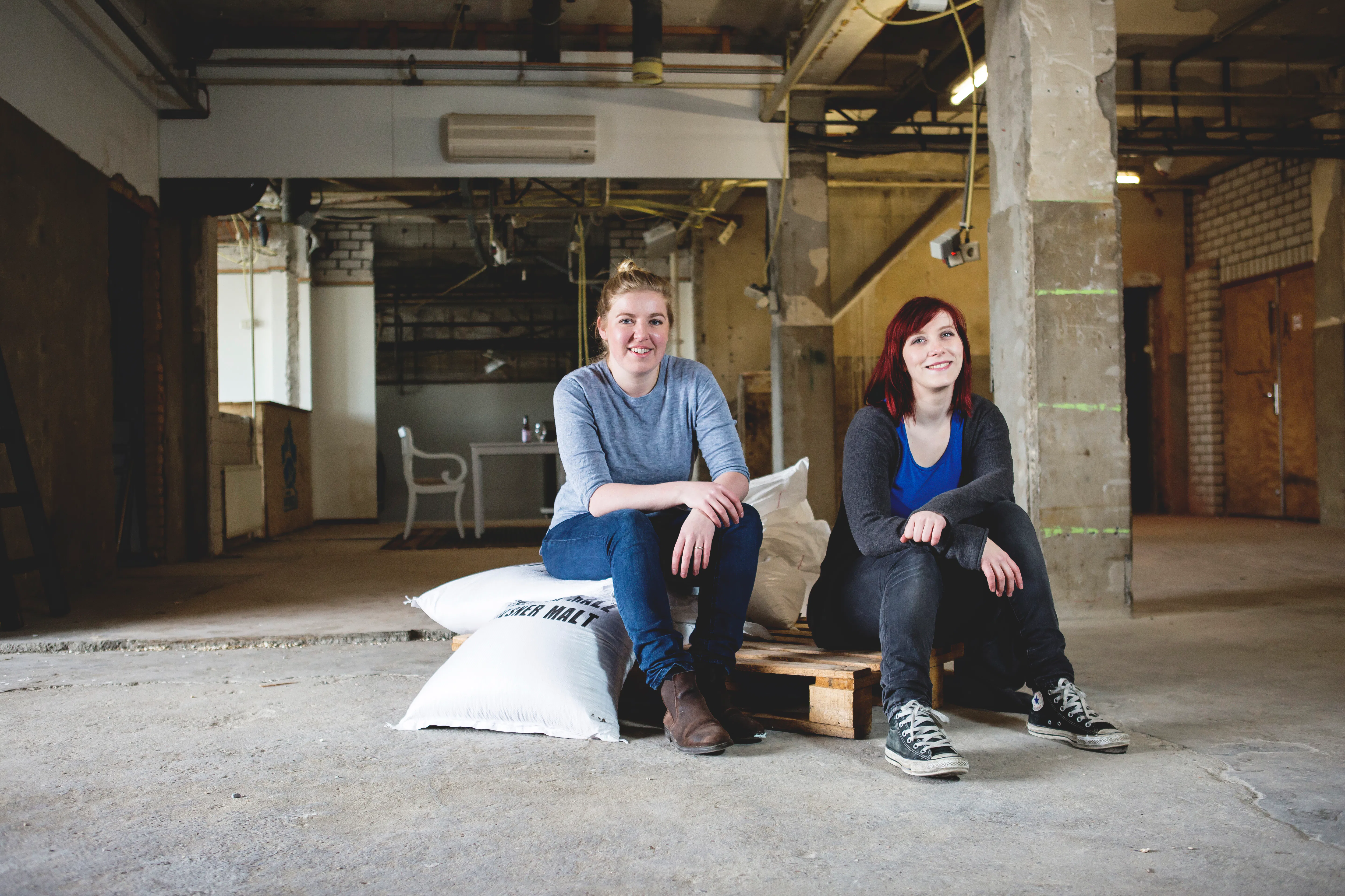 Janneke Pieters en Mary-jane Snelders van Brouwerij Boegbeeld