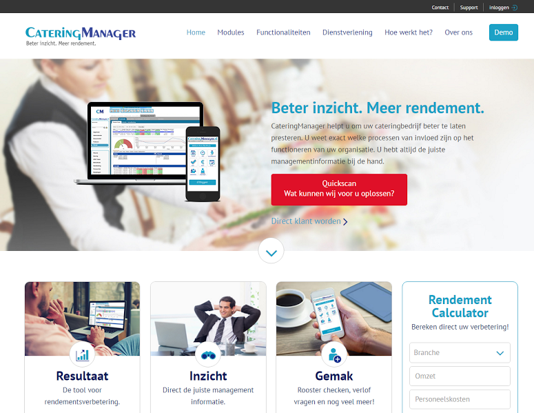 CateringManager lanceert nieuwe website